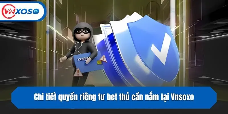 Chi tiết quyền riêng tư bet thủ cần nắm tại Vnsoxo